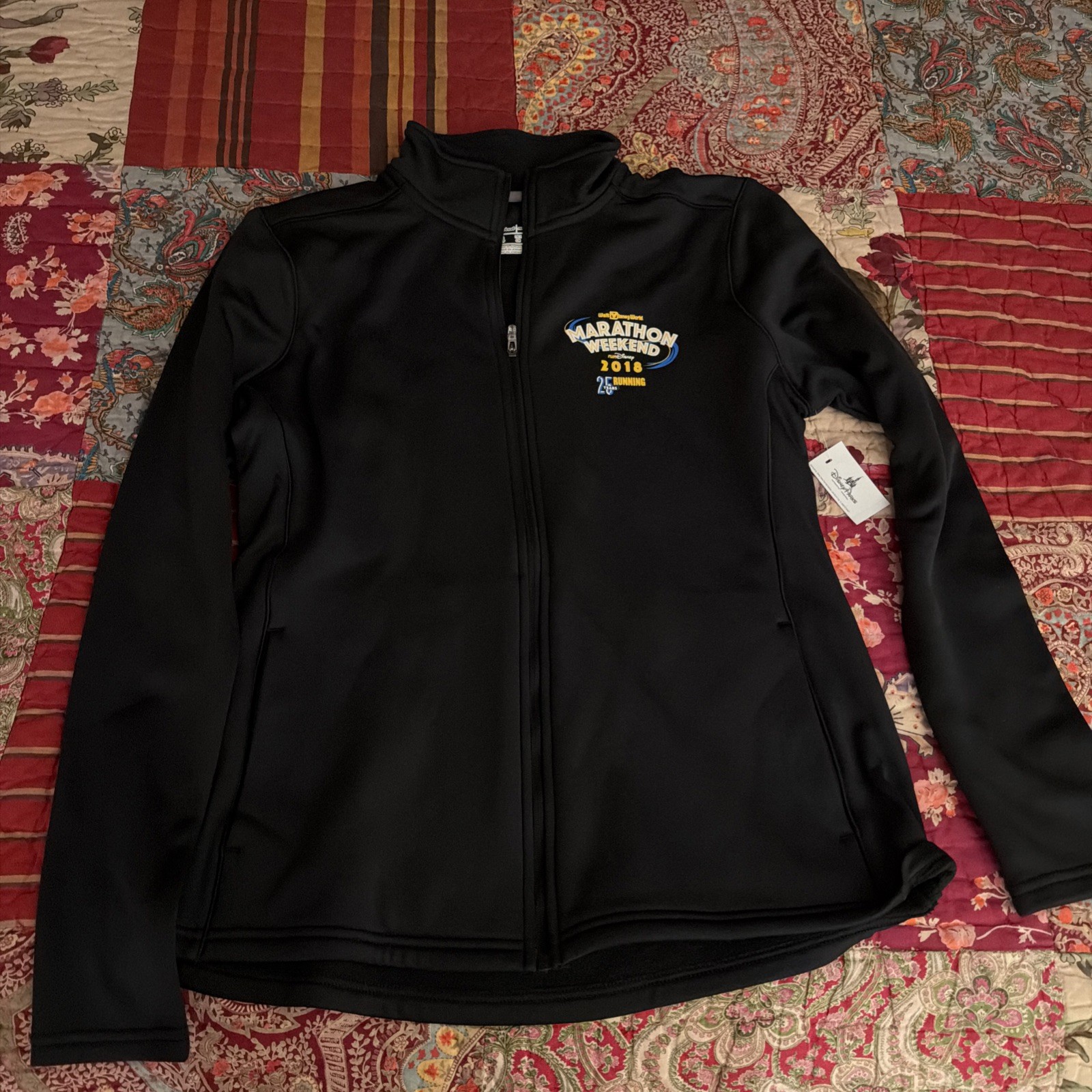 New RunDisney 2018 25th Marathon Weekend Champion Ladies Performance Jacket S New RunDisney 2018 25th Marathon Weekend Champion Ladies Performance Jacket S