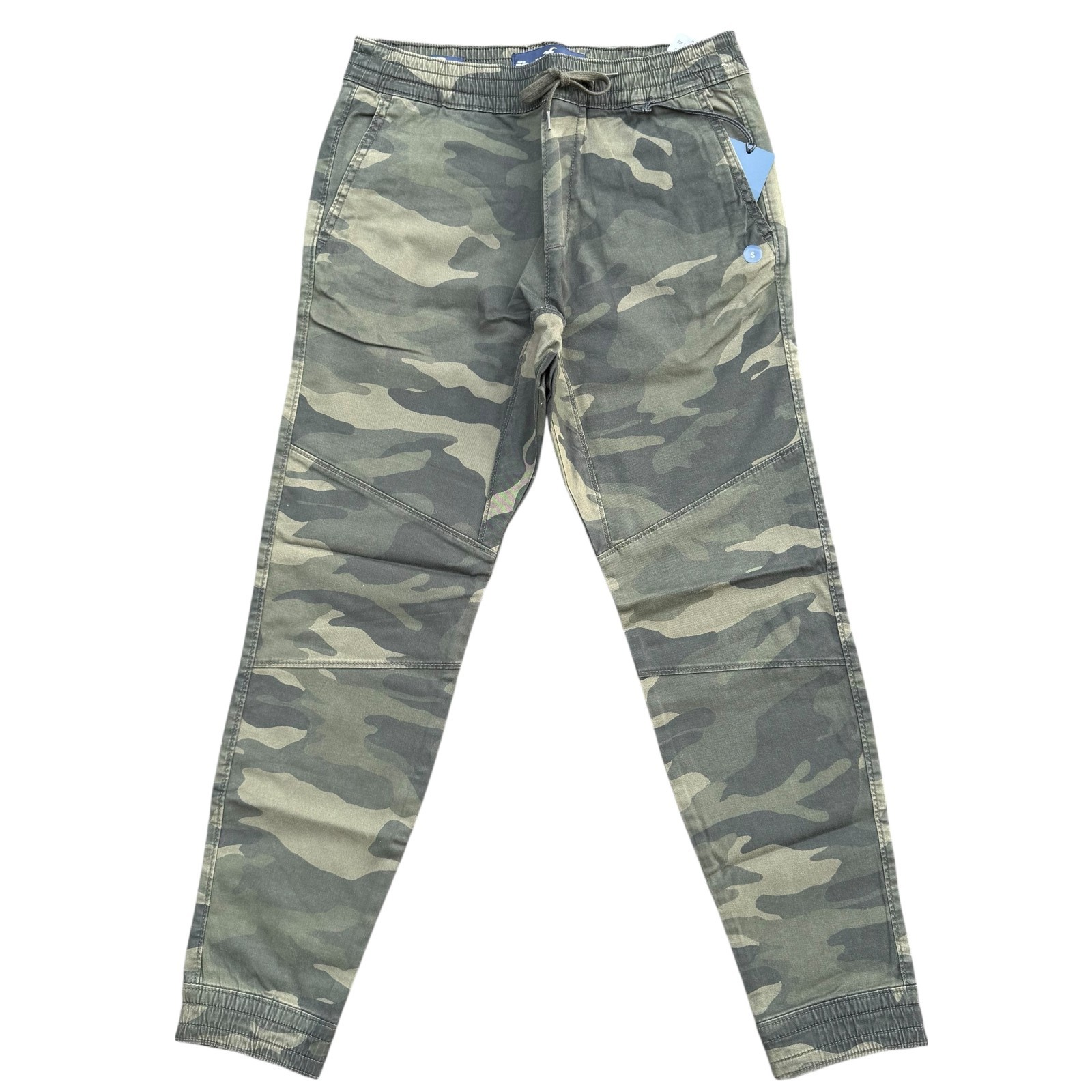 Hollister Mens Drawstring Elastic Waist Stretch Cotton Twill Skinny Jogger Pants