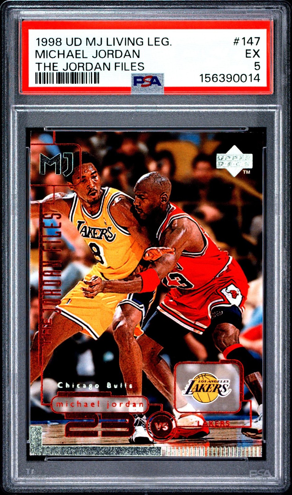 1998 Upper Deck MJ Living Legend 147 Michael Jordan The Jordan Files PSA 5 1998 Upper Deck MJ Living Legend 147 Michael Jordan The Jordan Files PSA 5