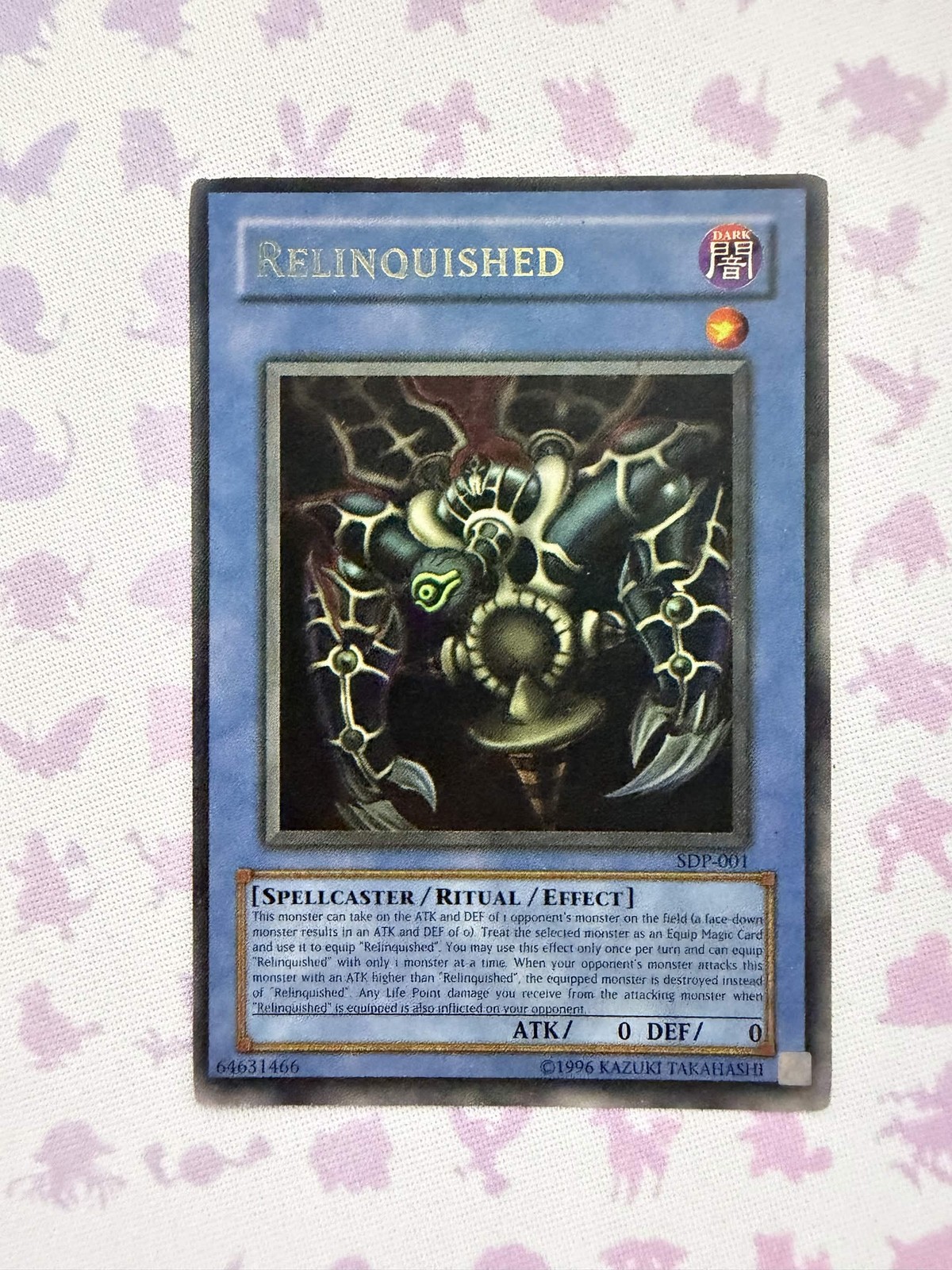 Ultra Rare | Relinquished | Starter Deck: Pegasus | SDP-001 | Yu-Gi-Oh TCG | MP Ultra Rare | Relinquished | Starter Deck: Pegasus | SDP-001 | Yu-Gi-Oh TCG | MP
