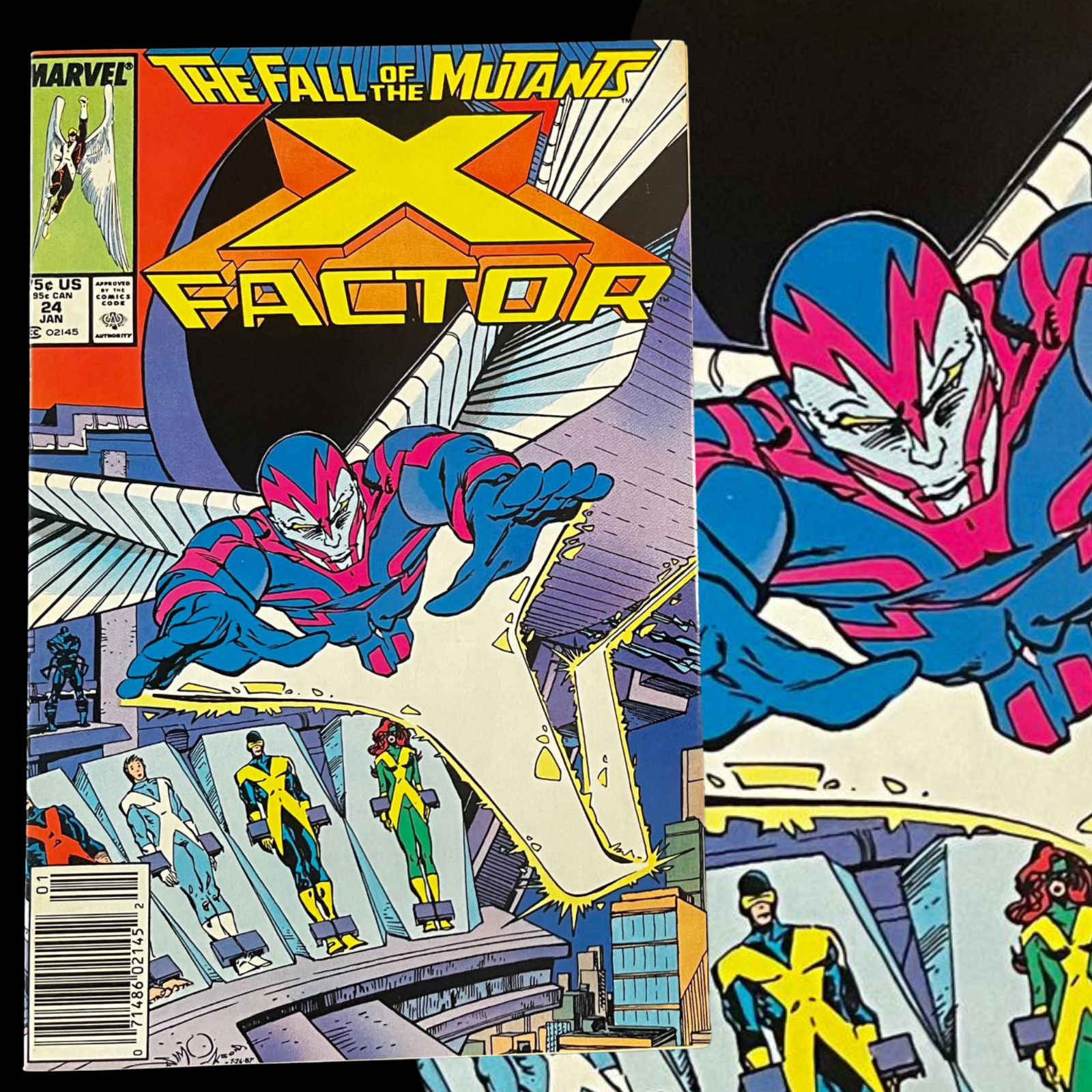 X-FACTOR #24 (Marvel, 1988) 1st Appearance of Archangel - RARE NEWSSTAND EDITION X-FACTOR #24 (Marvel, 1988) 1st Appearance of Archangel - RARE NEWSSTAND EDITION
