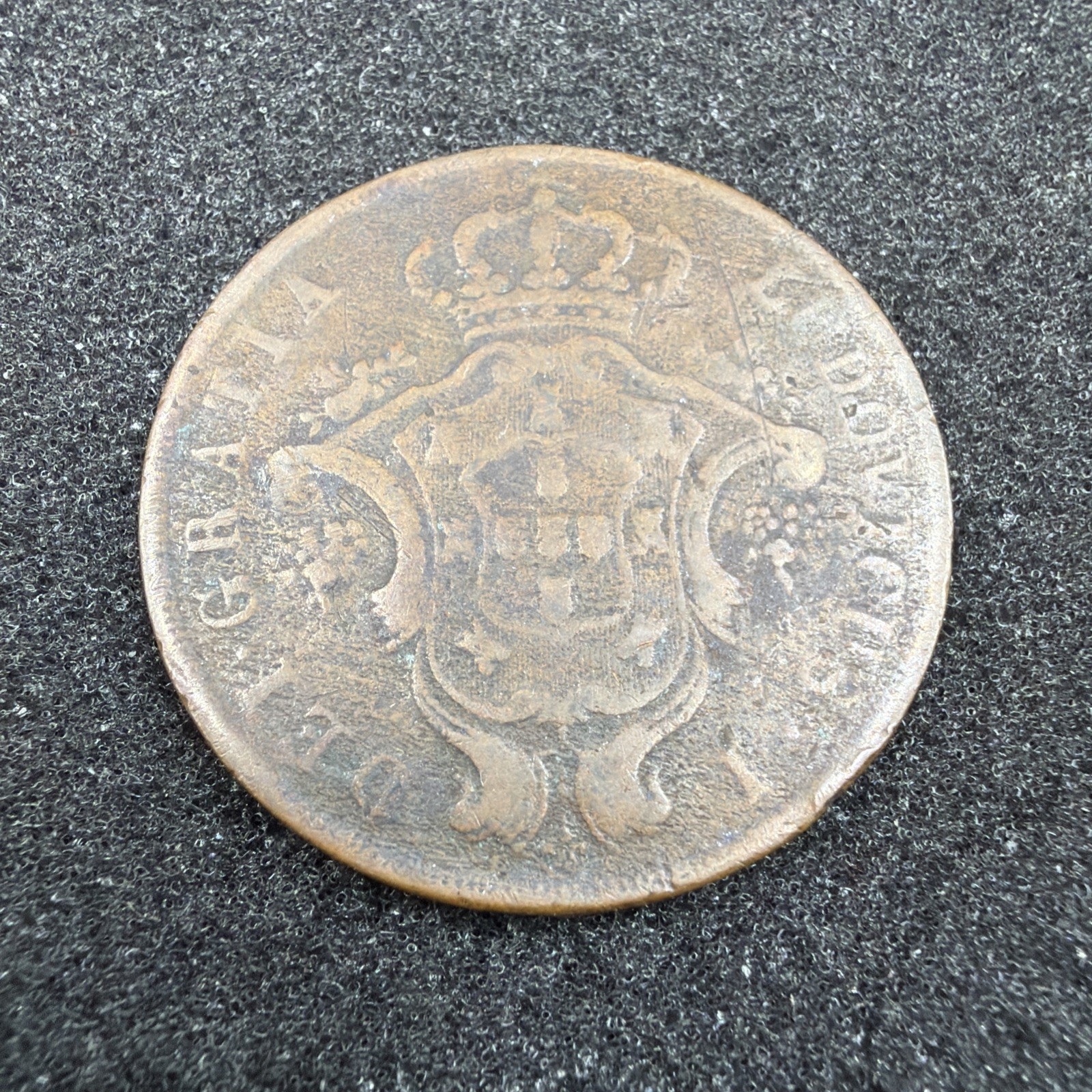1866 AZORES-Portuguese 20 Reis HIGH GRADE Copper Coin-KM#15-LUIZ-Mintage=150,000 1866 AZORES-Portuguese 20 Reis HIGH GRADE Copper Coin-KM#15-LUIZ-Mintage=150,000