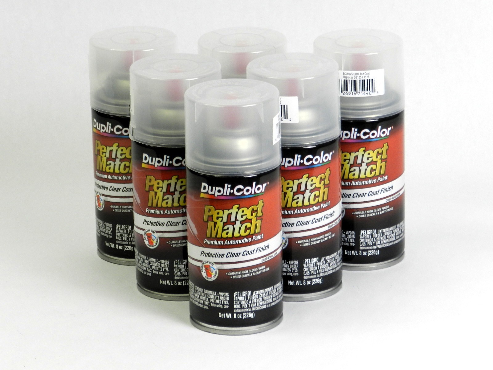 Dupli-Color BCL0125 Perfect Match Auto Paint Clear Top Coat 8OZ Pack of 6 Dupli-Color BCL0125 Perfect Match Auto Paint Clear Top Coat 8OZ Pack of 6