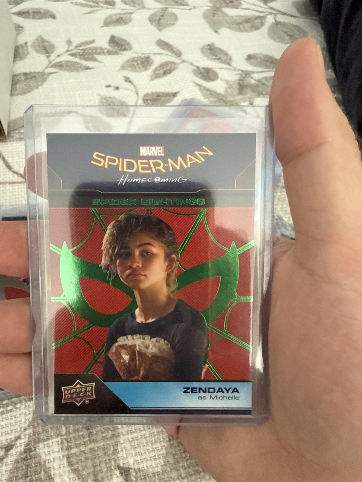 2017 Marvel Spider-Man Homecoming Green Foil MJ Zendaya as Michelle 2017 Marvel Spider-Man Homecoming Green Foil MJ Zendaya as Michelle