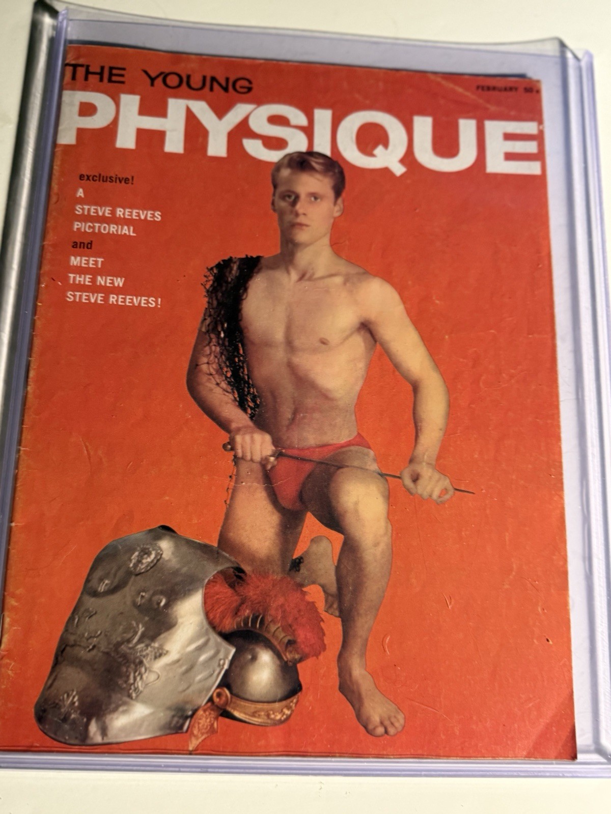 THE YOUNG PHYSIQUE FEB 1961  VTG PHYSIQUE PHOTOGRAPHY ART MAGAZINE GAY INTRST