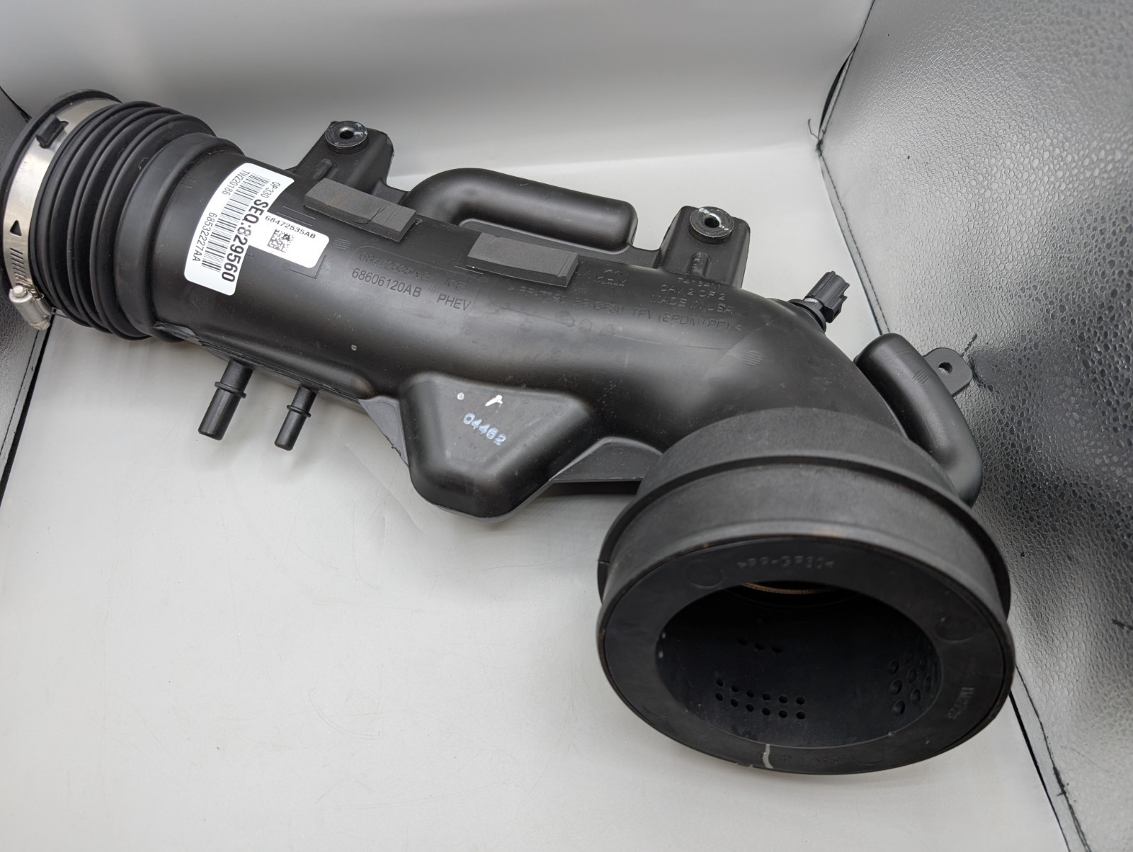 Genuine Mopar 68472535AB Air Cleaner Intake Hose 2024-2026 Jeep Wrangler OEM