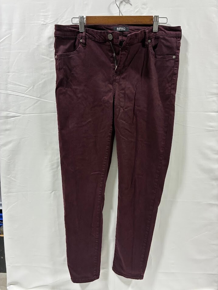 Buffalo David Bitton Women\'s Vale Mid-Rise Stretch Skinny Jeans Size 12/32 in Pl Buffalo David Bitton Women\'s Vale Mid-Rise Stretch Skinny Jeans Size 12/32 in Pl