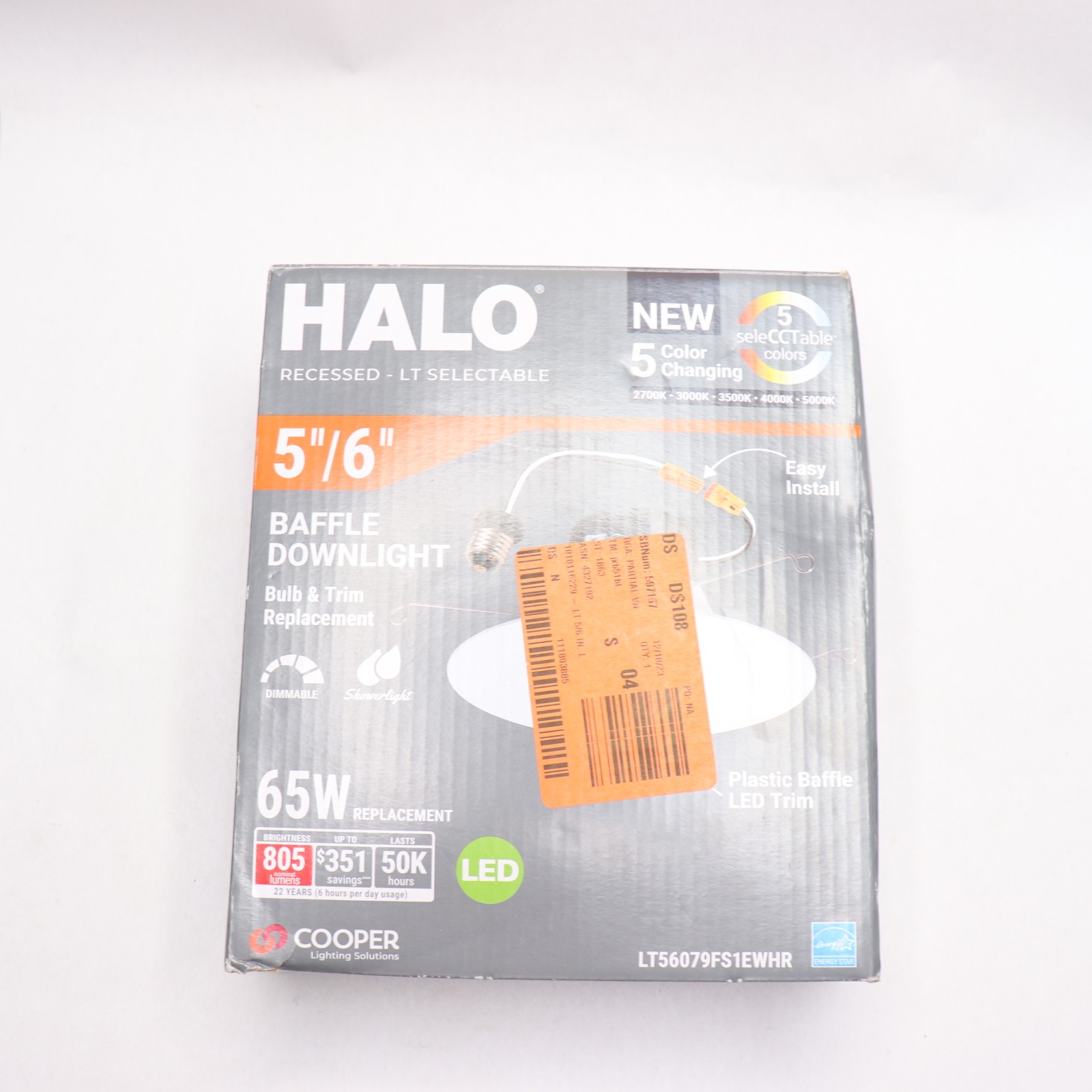 Halo LED Retrofit Module with Baffle Trim 5