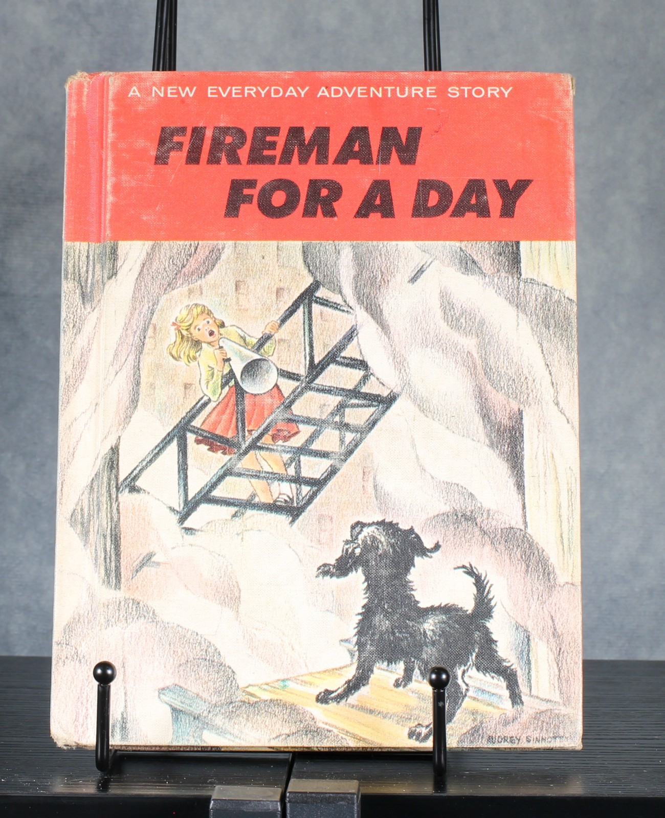 Fireman For A Day 1964 Melmont Vintage Childrens Book Ex Library Illustrated