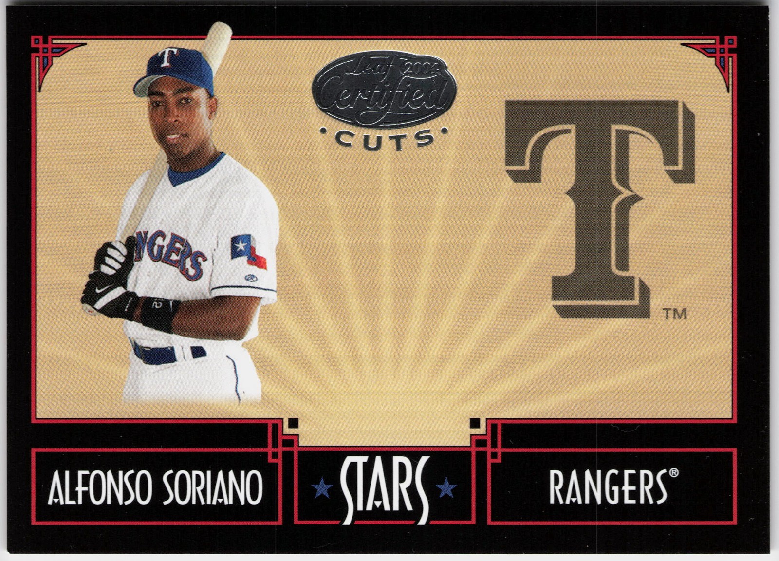 2004 Leaf Certified Cuts #S-21 Alfonso Soriano Stars #/599