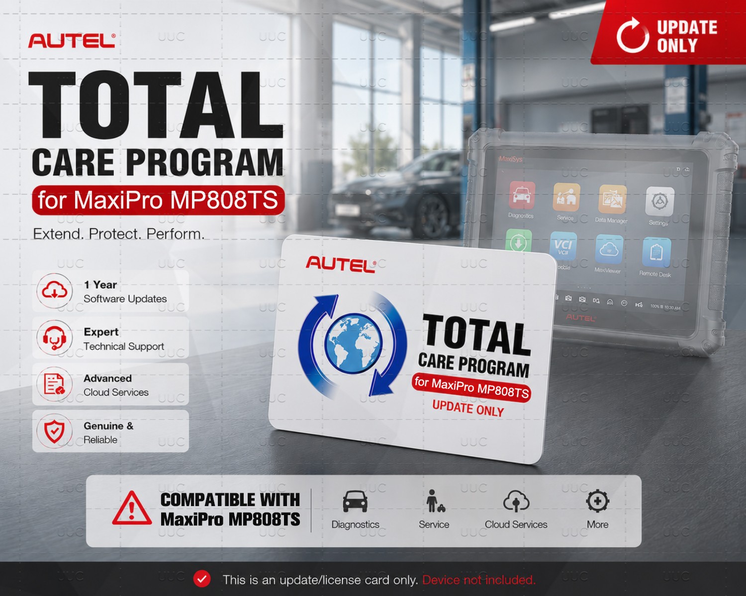 Autel MaxiPRO MP808TS One Year Update Service Autel Subscription TCP 1 Year