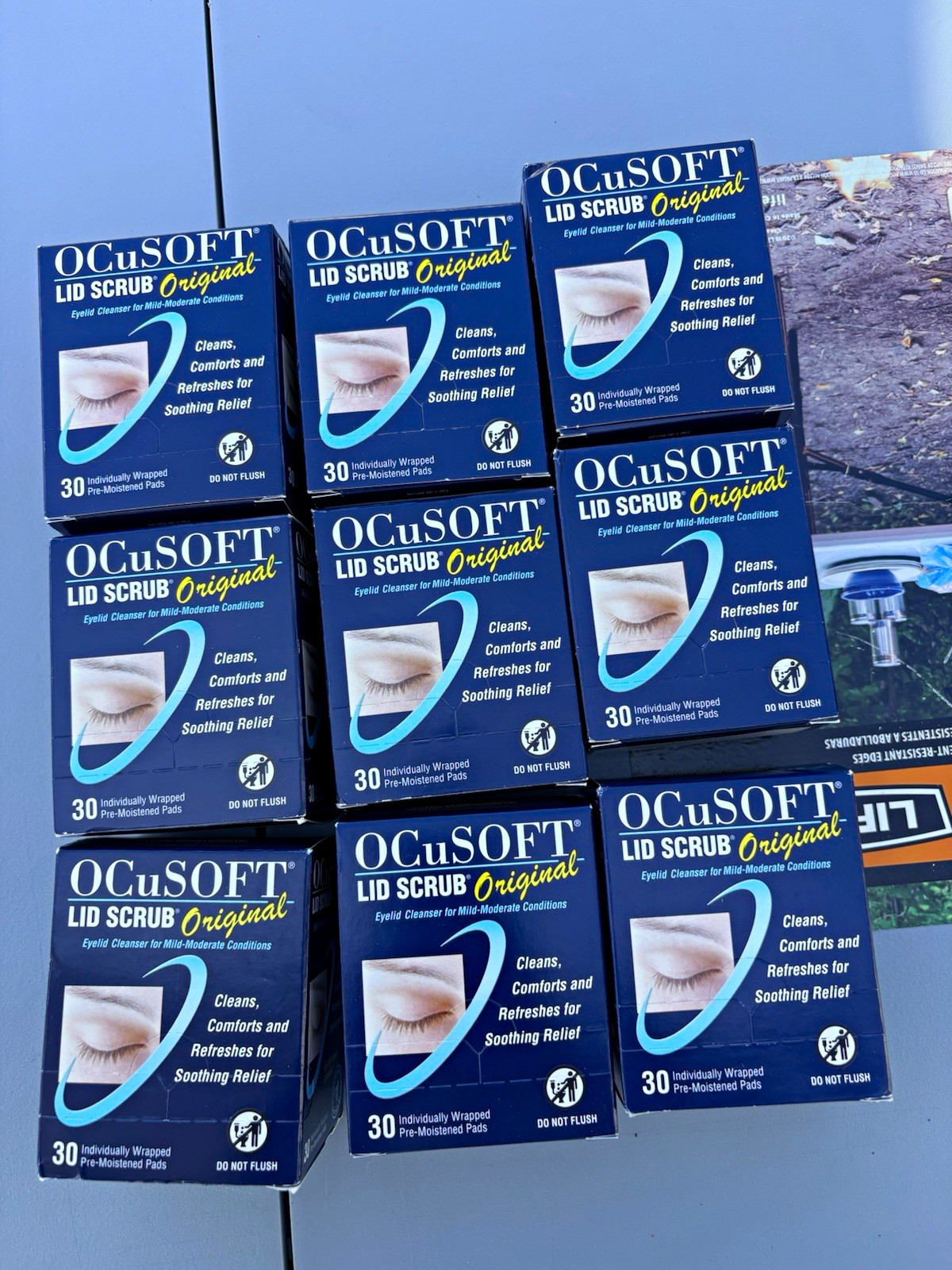 OCuSOFT Lid Scrub Original Eyelid Cleanser Pads 30ct Individually Wrapped OCuSOFT Lid Scrub Original Eyelid Cleanser Pads 30ct Individually Wrapped