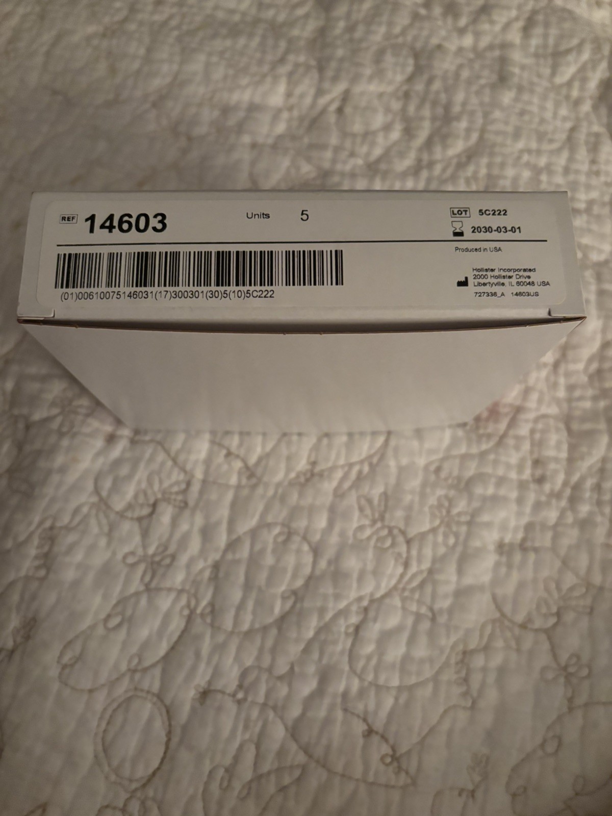 5 Ct Hollister 14603 New Image Skin Barrier 2-1/4\ 5 Ct Hollister 14603 New Image Skin Barrier 2-1/4\