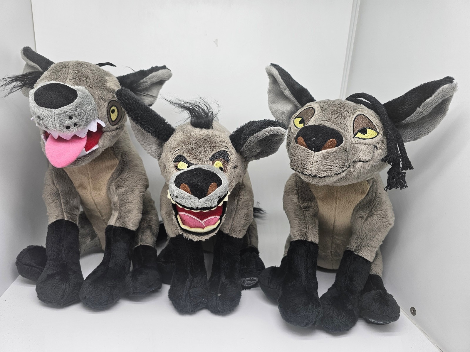3pcs Disney Ed Villains Hyena Shenzi Lion King Plush Toys 14