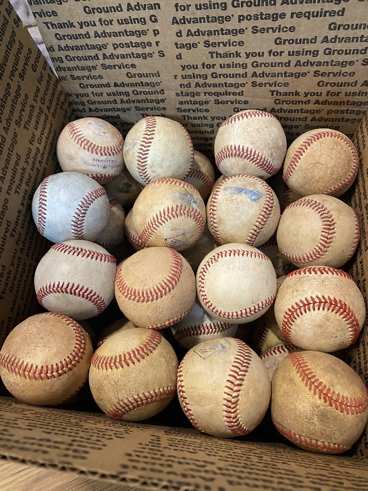 48 All Leather Baseballs,Great For Practice Not Perfect Used Training Batting 48 All Leather Baseballs,Great For Practice Not Perfect Used Training Batting