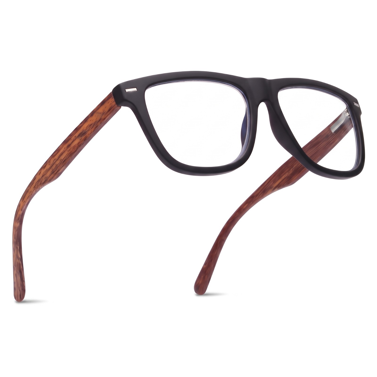 Men\'s TR90 Blue Light Reading Glasses Thick Large Black Frame +0.50 to +4.00