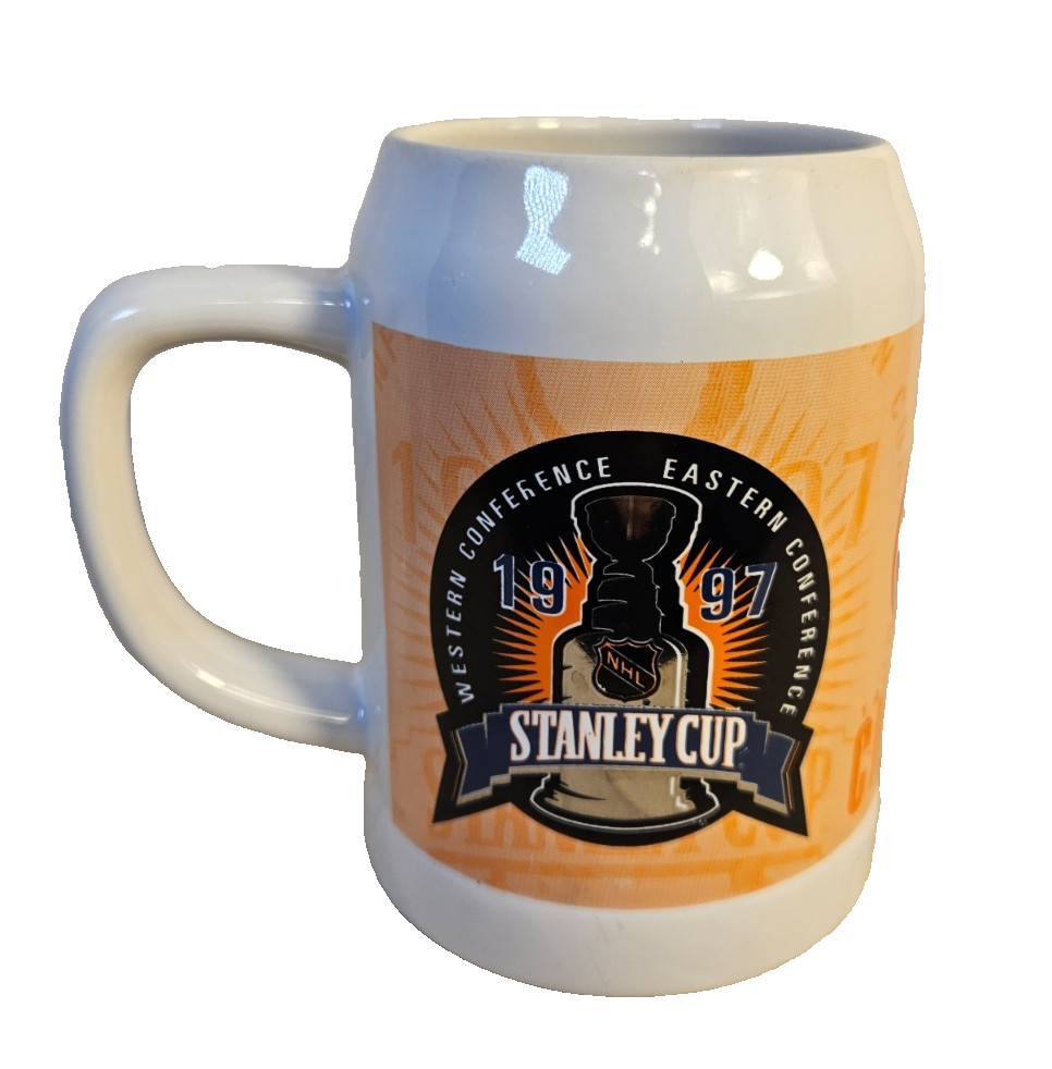 1997 Detroit Red Wings Stanley Cup Champions NHL Ceramic Stein Mug Vintage 1997 Detroit Red Wings Stanley Cup Champions NHL Ceramic Stein Mug Vintage