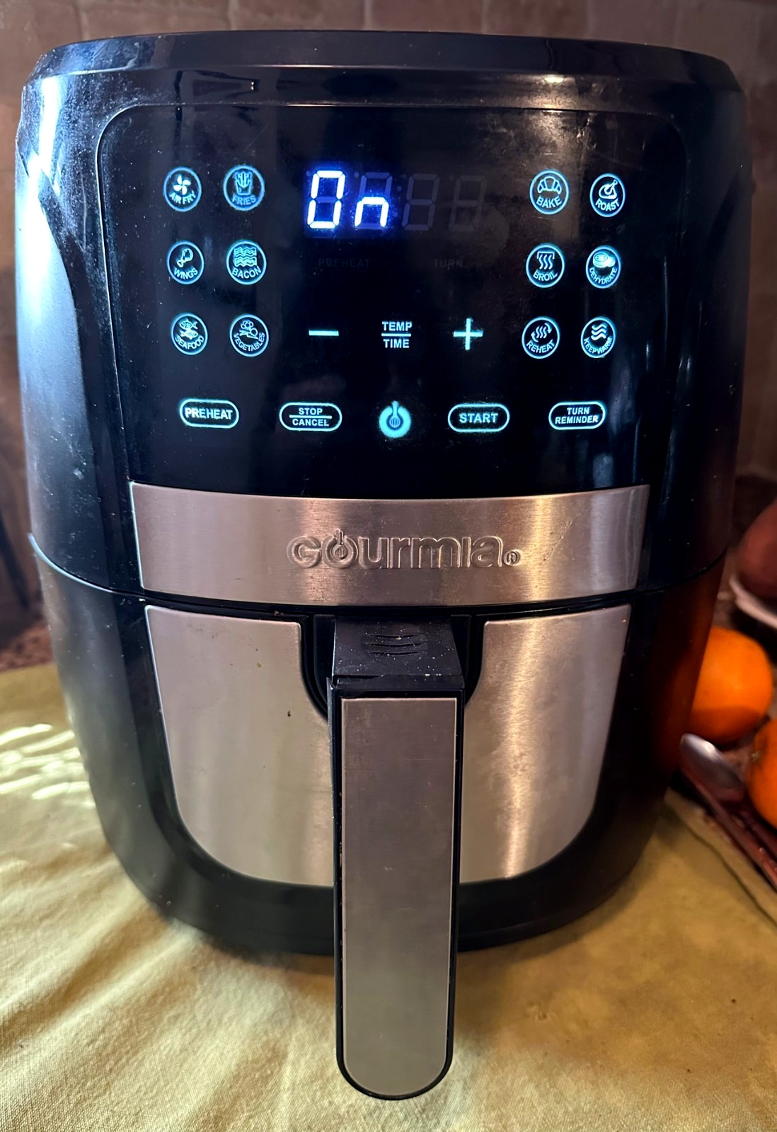 Gourmia GAF698 Digital Air Fryer 6QT 12 Presets, PreOwned Works great