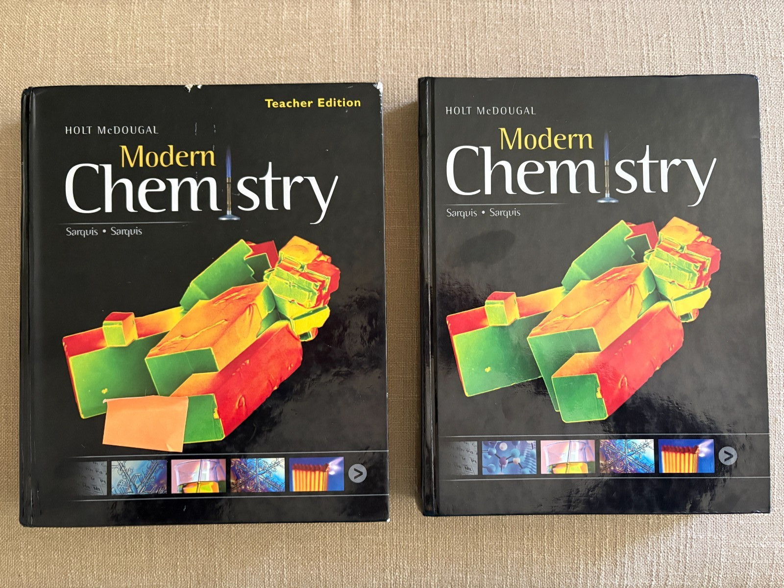 Holt McDougal Modern Chemistry teacher edition and student text Holt McDougal Modern Chemistry teacher edition and student text