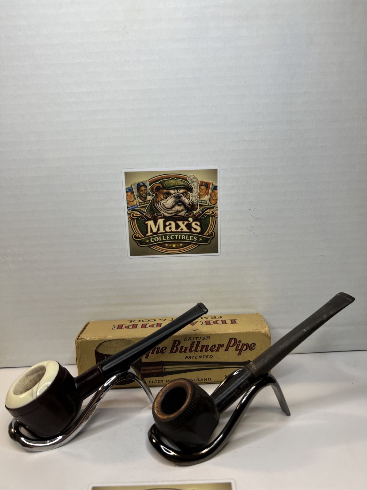 Extremely Rare 1930’s-1940’s Buttner Pipes With Box And Papers Extremely Rare 1930’s-1940’s Buttner Pipes With Box And Papers
