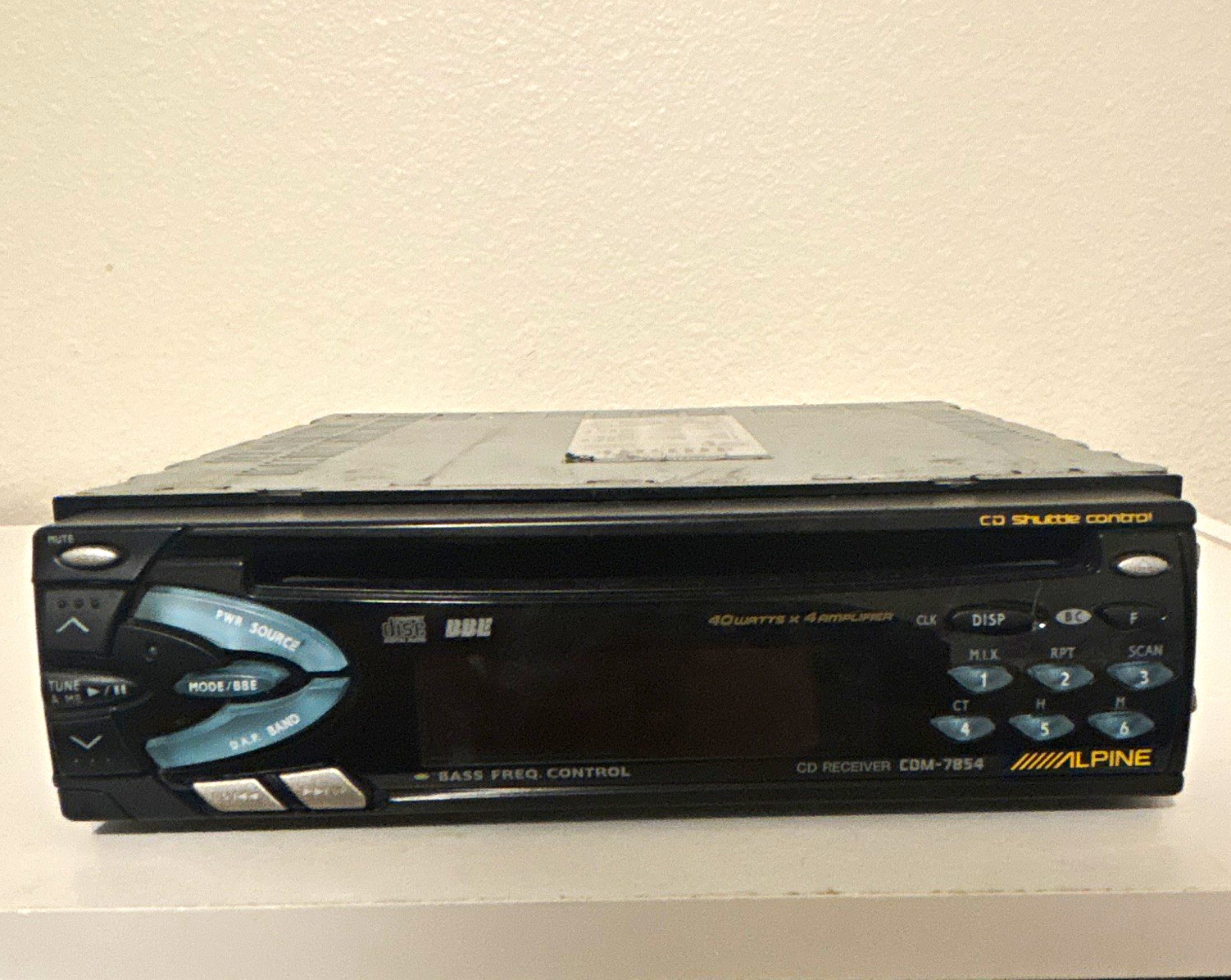 Alpine CDM-7854 Vintage Old School Car Stereo CD Receiver AM/FM Detachable Face