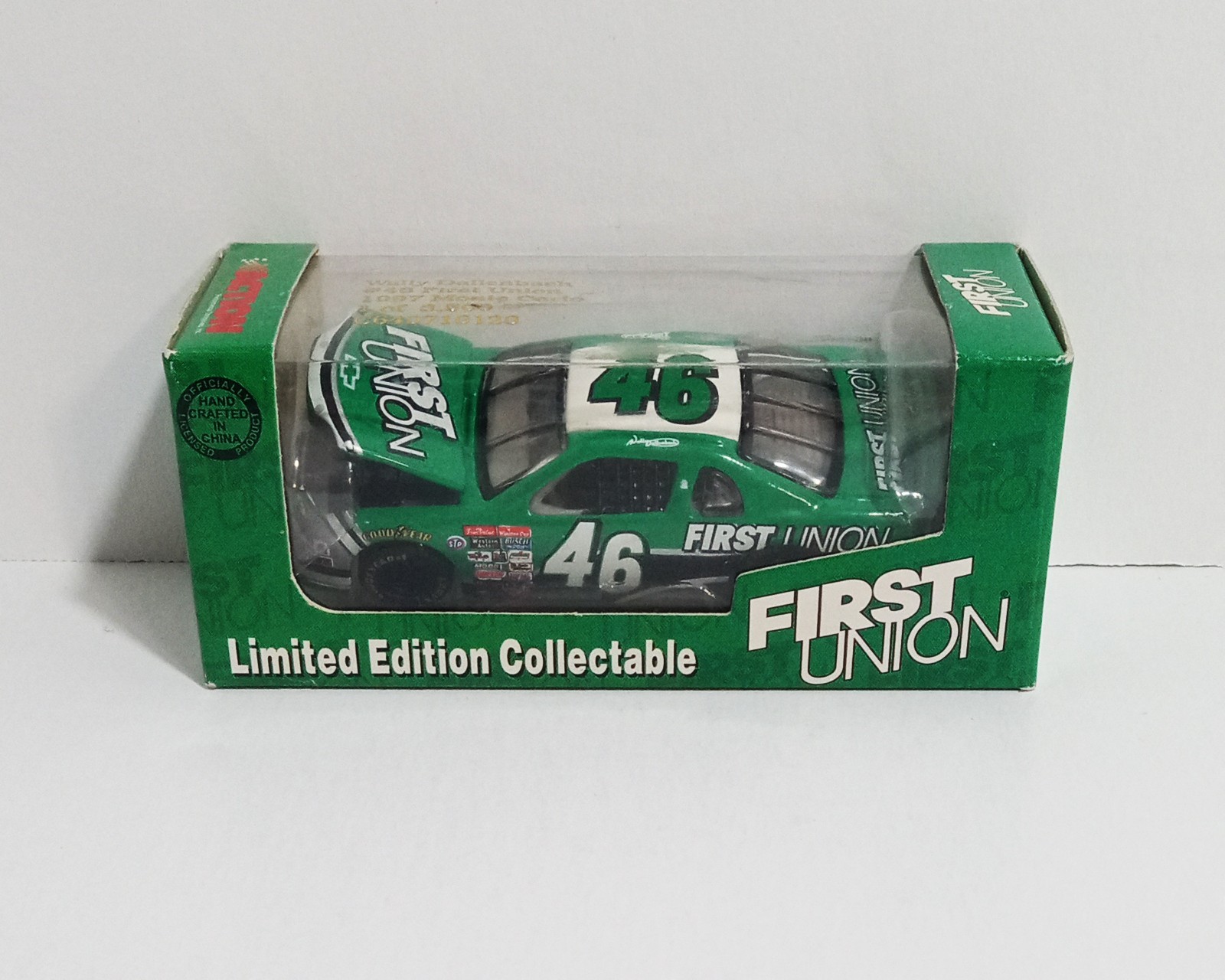 Wally Dallenbach 1997 1/64 Action #46 First Union Monte Carlo Diecast HOOD OPEN