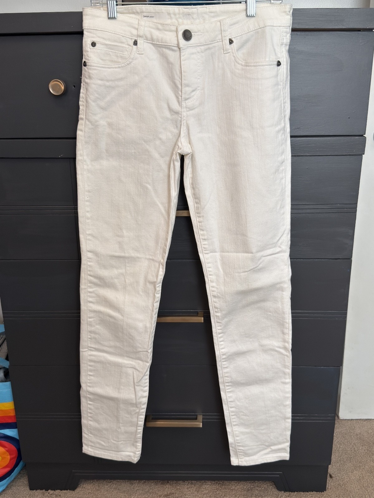 Kut from the Kloth Diana Skinny White Jeans Kut from the Kloth Diana Skinny White Jeans