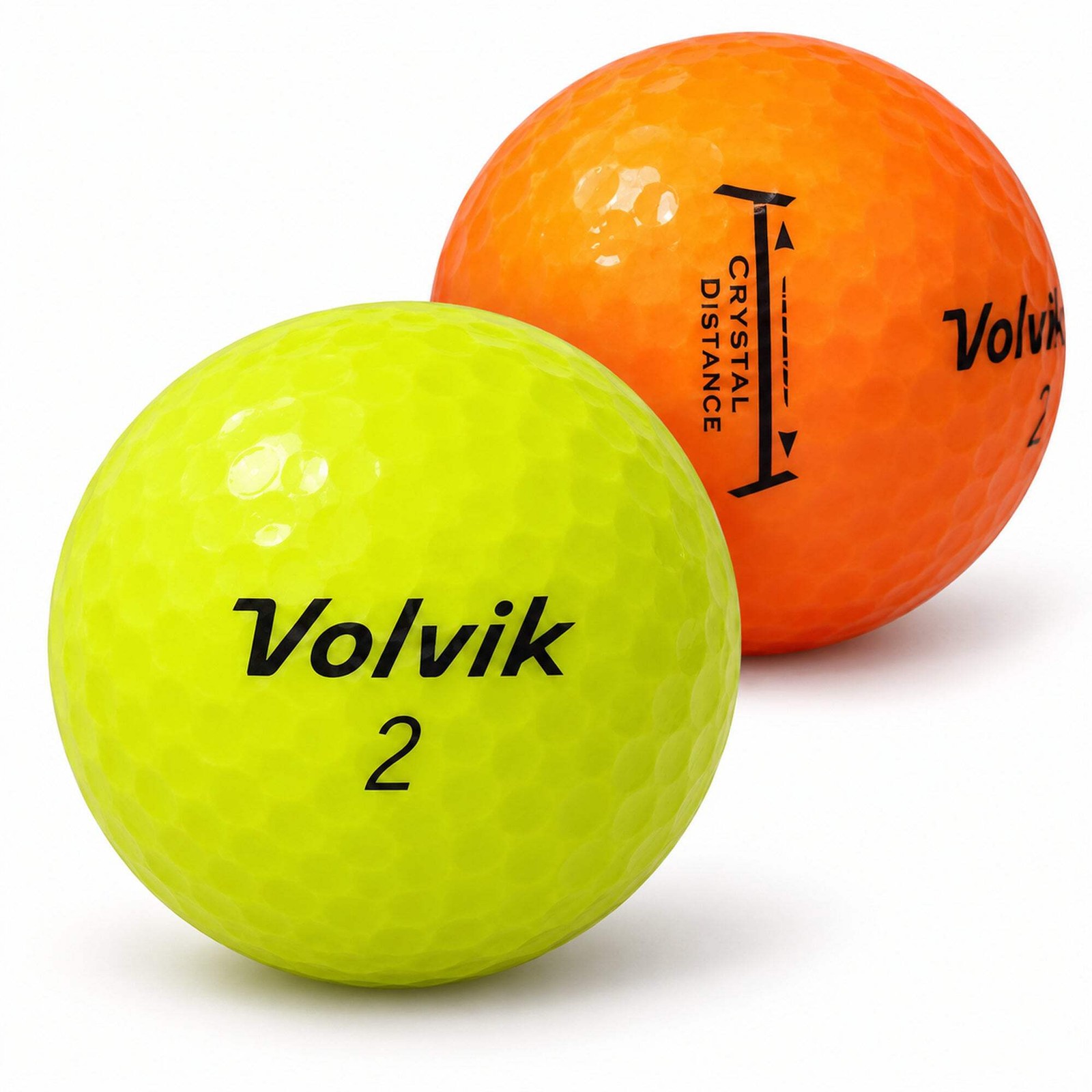 Volvik Color Crystal Mix Used Golf Balls, Mint/Near Mint Quality Mix, 3 Dozen