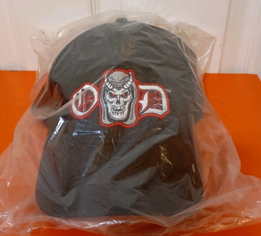 NEW Vintage 00s WWE The Undertaker Original Deadman Black Adjustable Hat NEW Vintage 00s WWE The Undertaker Original Deadman Black Adjustable Hat