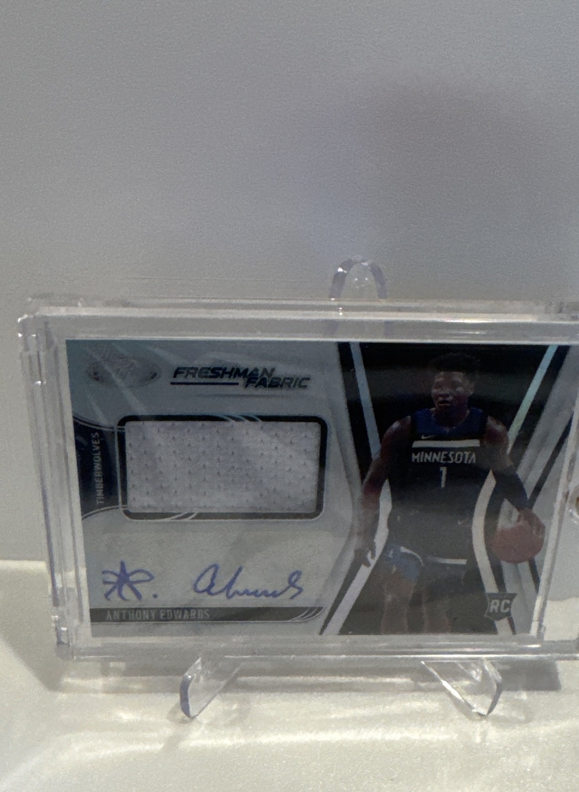 2020-21 Panini Certified - Freshman Fabric Signatures Anthony Edwards #FF-EDW... 2020-21 Panini Certified - Freshman Fabric Signatures Anthony Edwards #FF-EDW...