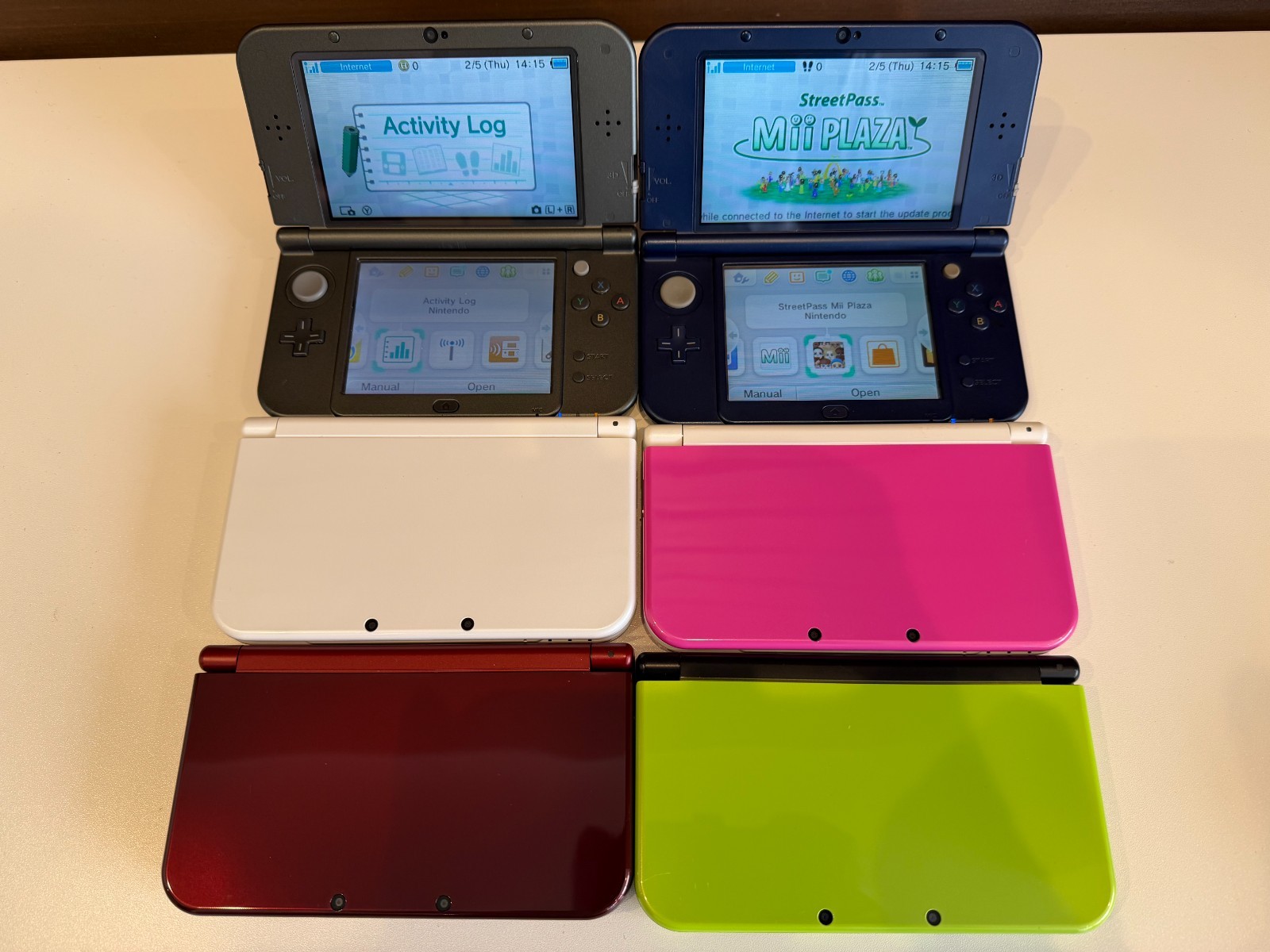 Nintendo New 3DS XL LL Console Charger Stylus 64GB SD English US Seller