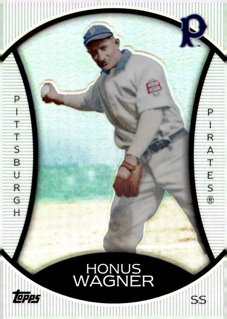 2010 Topps #PC10 Honus Wagner Legends Platinum Chrome