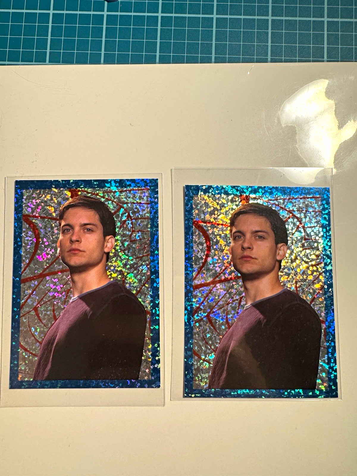 Merlin 2002 Merlin Stickers Spider-Man #11 Tobey Maguire Foil Sticker Lot ROOKIE Merlin 2002 Merlin Stickers Spider-Man #11 Tobey Maguire Foil Sticker Lot ROOKIE