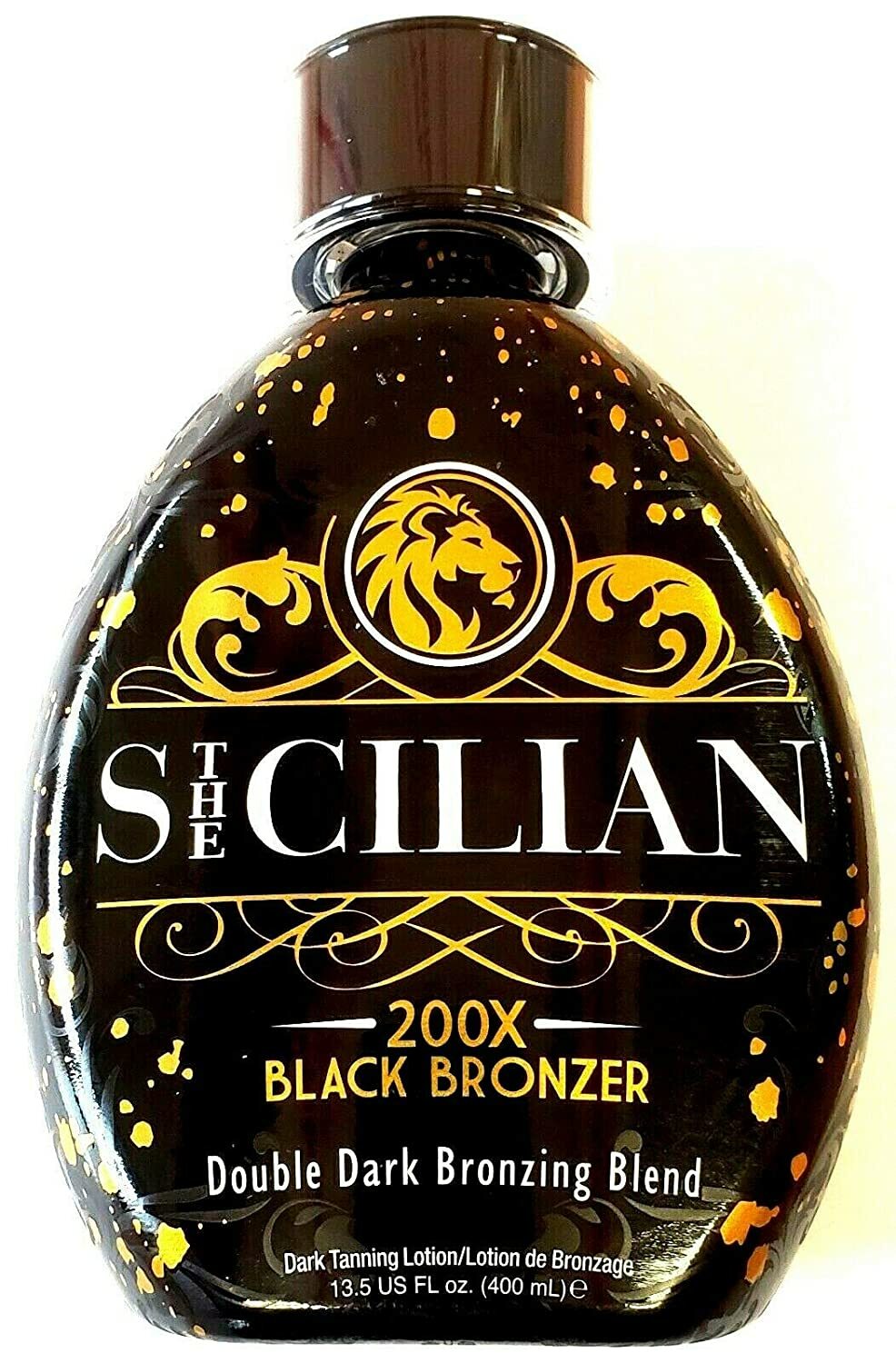 2025 The Sicilian 200x Double Dark Black Bronzer Tanning Lotion Indoor / Outdoor