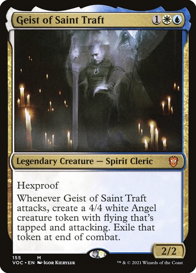 4x Geist of Saint Traft - NM - Crimson Vow Commander - SPARROW MAGIC mtg 4x Geist of Saint Traft - NM - Crimson Vow Commander - SPARROW MAGIC mtg