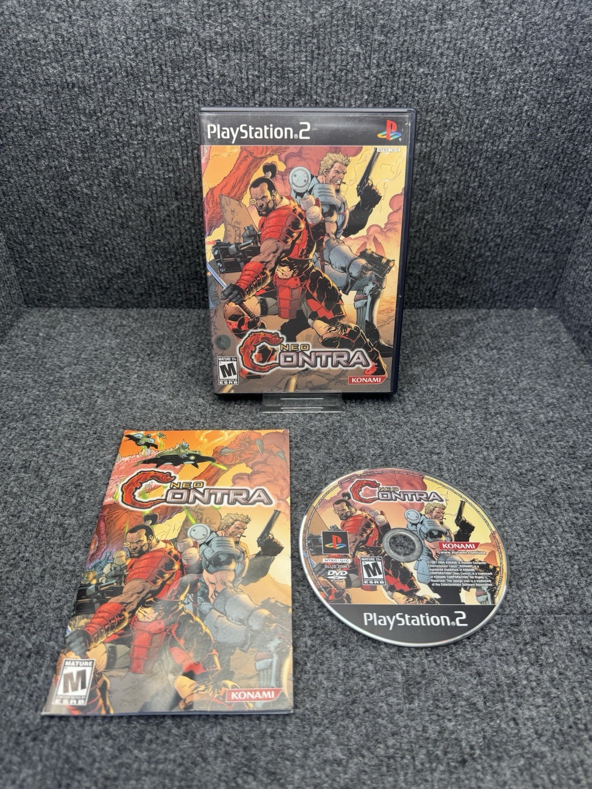 Neo Contra (Sony PlayStation 2, 2004) PS2 CIB TESTED MINTY
