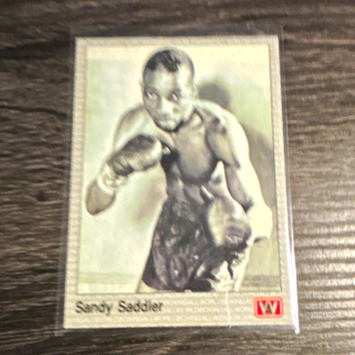 AW Sport 1991 All World Boxing Sandy Saddler #33 Boxing Card Base Set Vintage AW Sport 1991 All World Boxing Sandy Saddler #33 Boxing Card Base Set Vintage