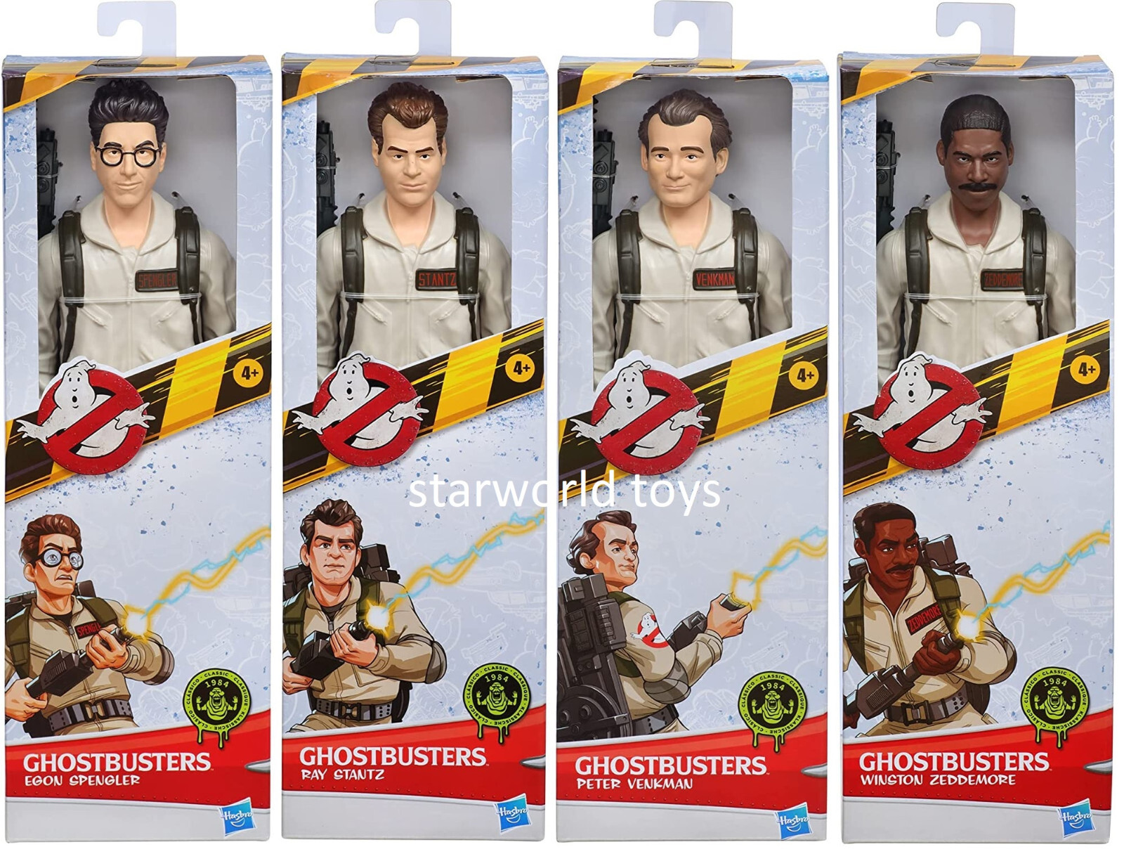 2021 Hasbro 12” Classic Ghostbusters Figure Set of 4 Egon Ray Peter Winston 9558 2021 Hasbro 12” Classic Ghostbusters Figure Set of 4 Egon Ray Peter Winston 9558