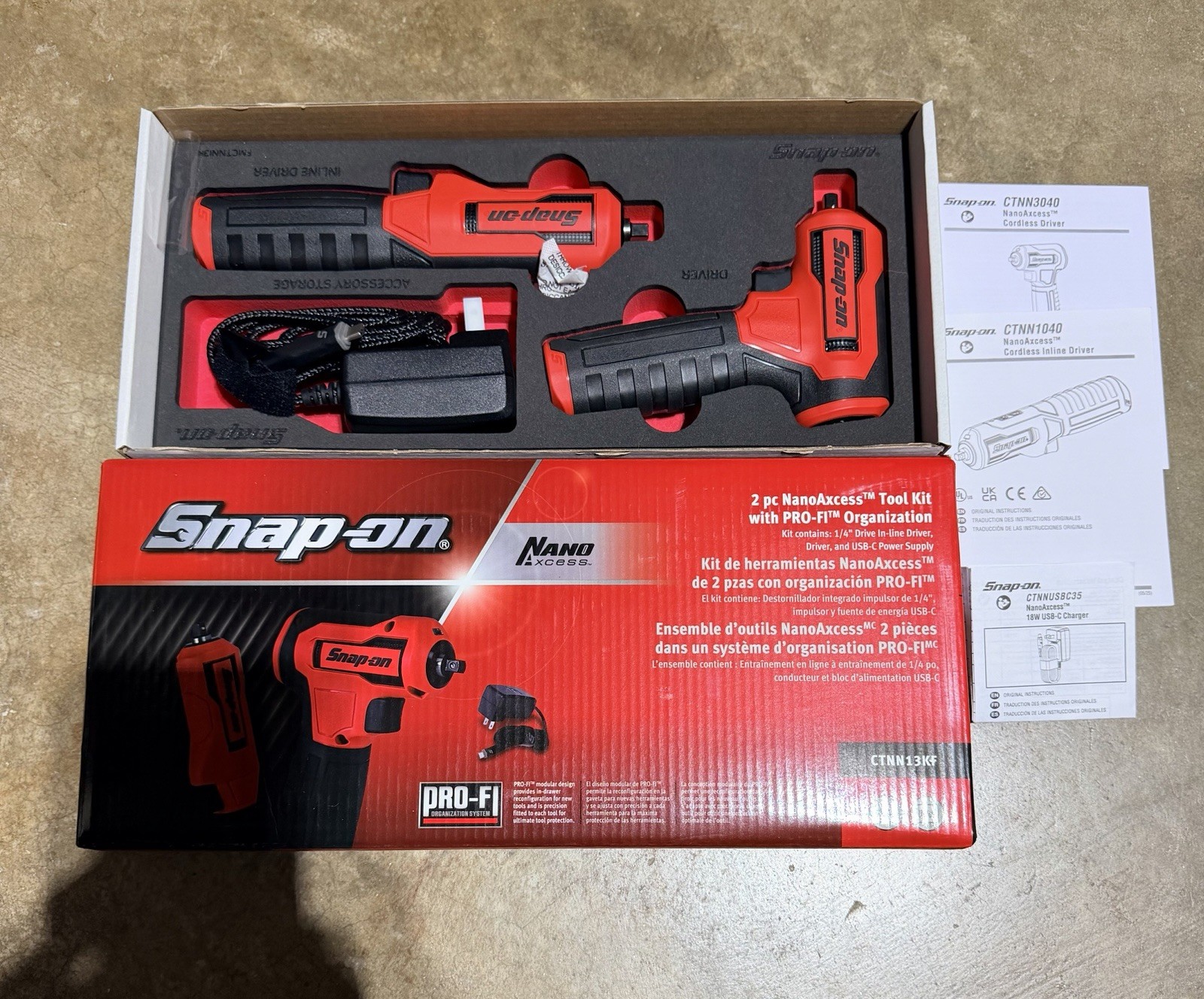 Snap-On Nano Axcess 1/4” Kit Snap-On Nano Axcess 1/4” Kit