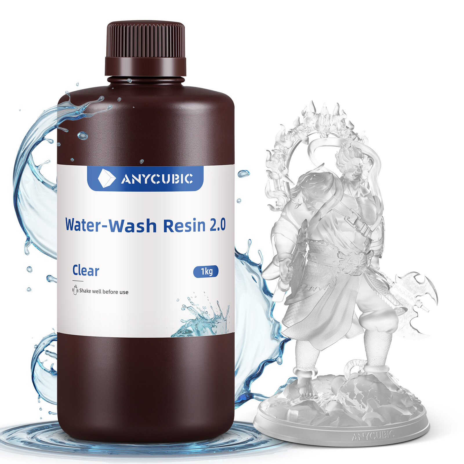 【Buy 3 Pay 2】ANYCUBIC Water-Wash Resin 2.0 Rapid LCD 405nm 3D Printer Resin