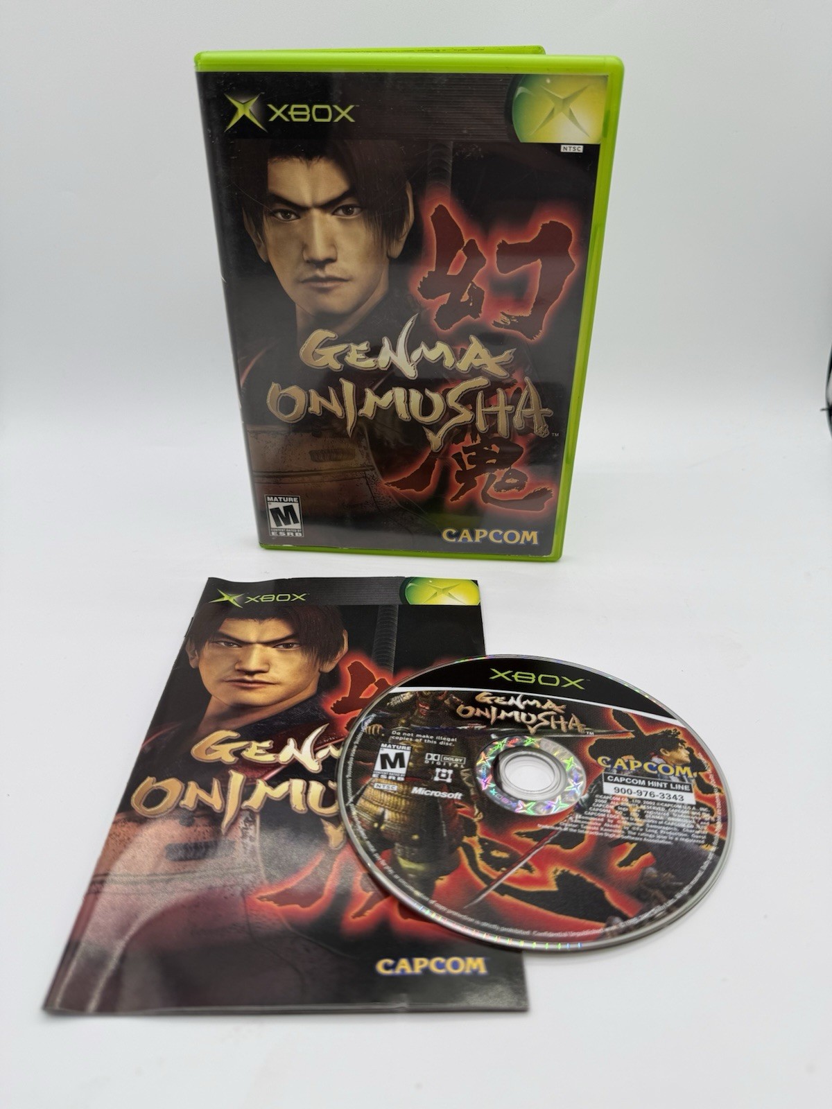 Genma Onimusha (Microsoft Xbox, 2002) With Manual Genma Onimusha (Microsoft Xbox, 2002) With Manual