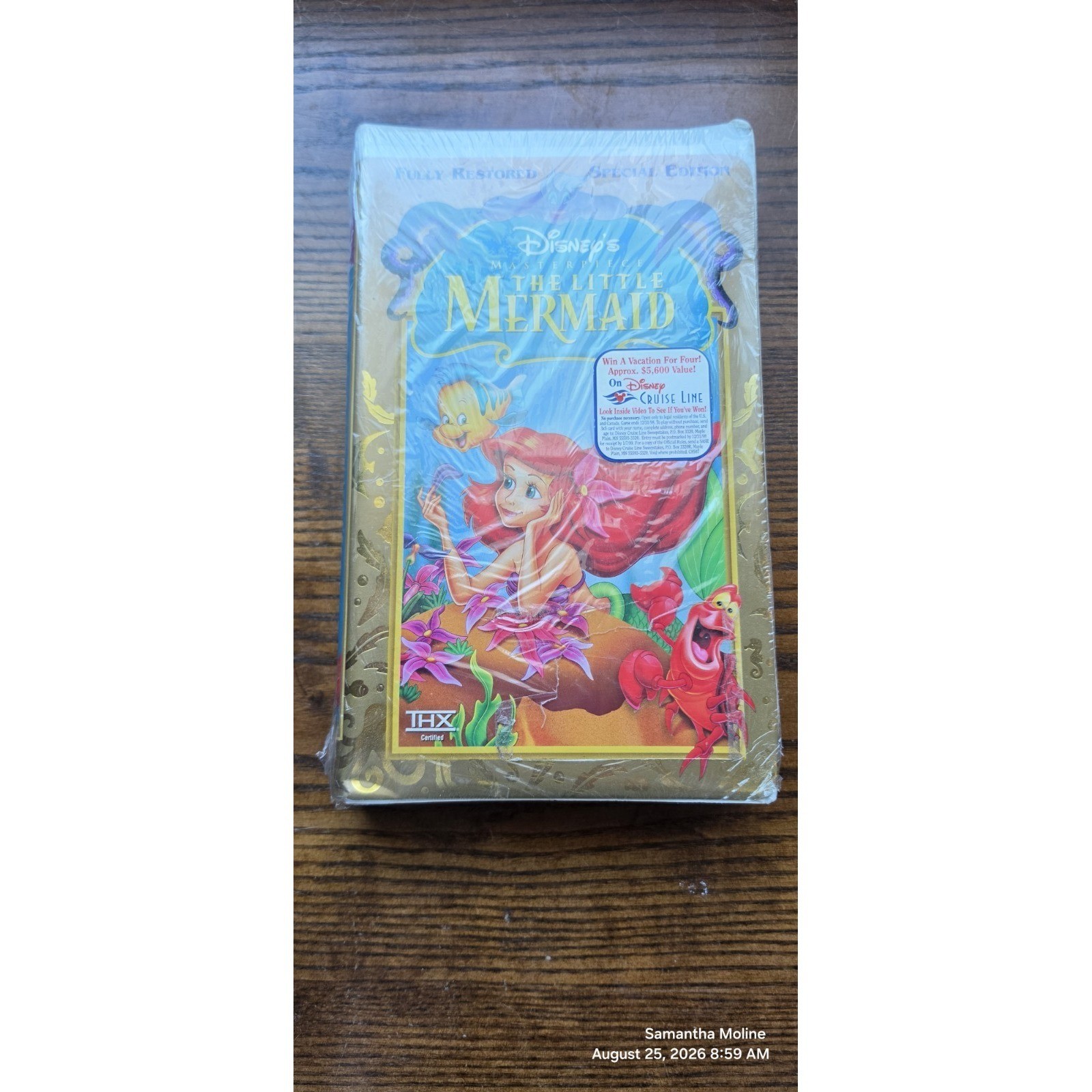 Vintage 1998 Disney The Little Mermaid VHS Special Edition Sealed 0078693605772 Vintage 1998 Disney The Little Mermaid VHS Special Edition Sealed 0078693605772