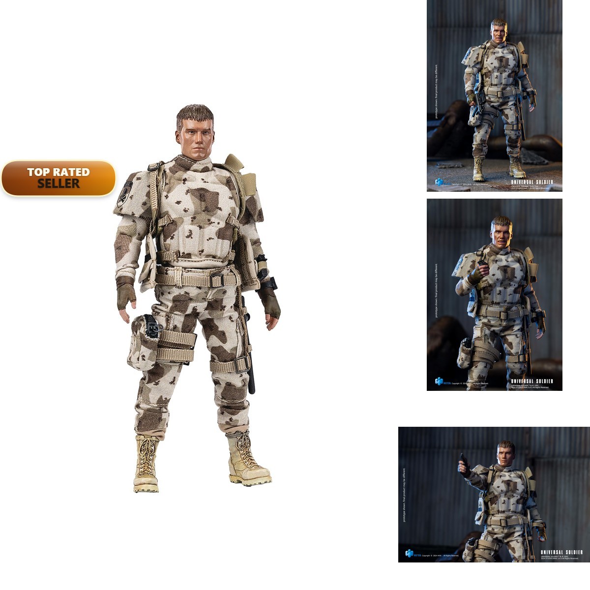 Hiya Toys Universal Soldier: Andrew Scott Super Series 1:12 Scale Action Figure