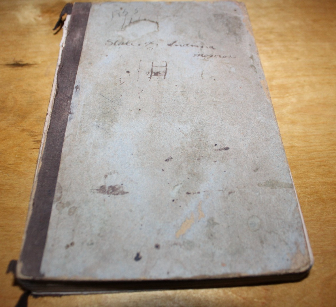 Antique 1855 Book Laws of the State of Indiana As Is Antique 1855 Book Laws of the State of Indiana As Is
