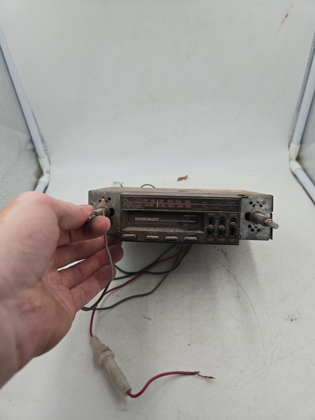 Sparkomatic SR37 AM/FM Cassette Stereo Radio W Built In Equalizer
