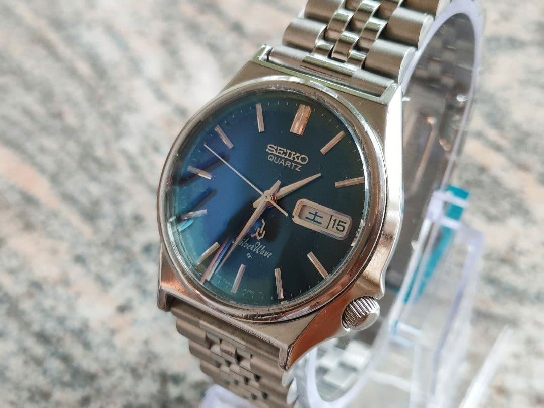 Excellent condition SEIKO SilverWave Quartz Working Model Brand new Bracelet