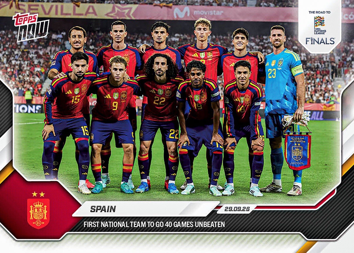 *PRE SALE* Spain - 2026-27 UEFA Nations League Topps NOW® - Card 6