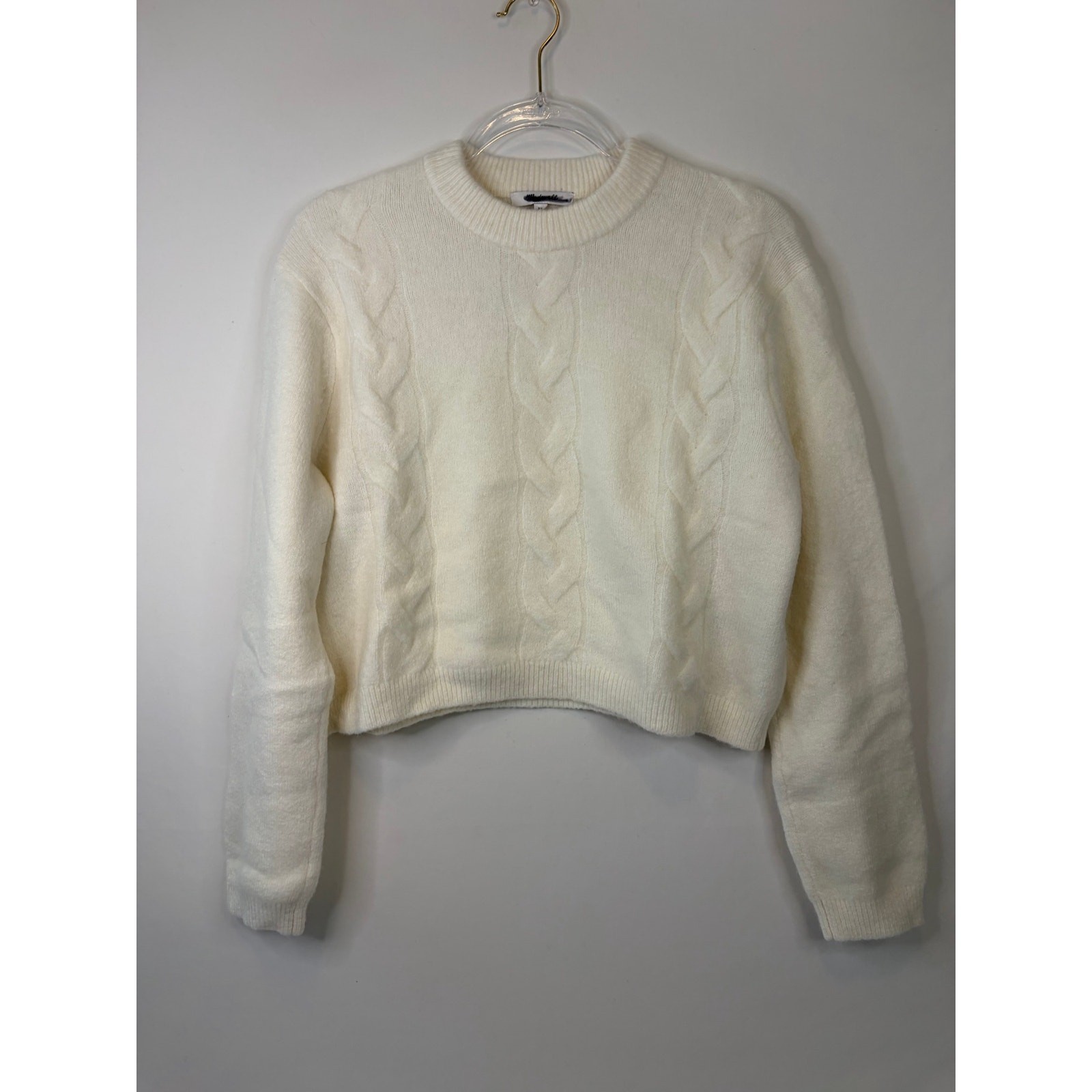 Madewell CloudSoft Drop-Shoulder Sweater Antique Cream Size XS NEW Madewell CloudSoft Drop-Shoulder Sweater Antique Cream Size XS NEW