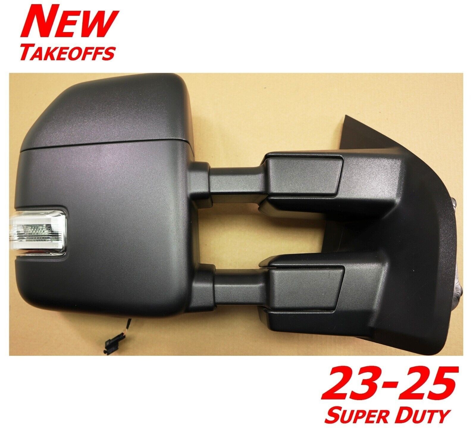 23-27 SUPER DUTY Towing Mirror PC3B17682CC Passenger-Side Door Heated Glass OEM