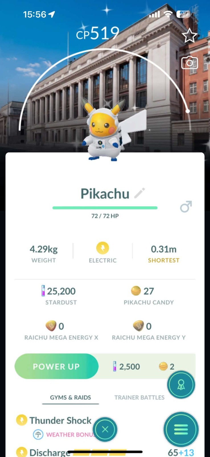 Pokémon Go | Shiny Pikachu Astronaut European Space Agency Background ✨Trade—PTC